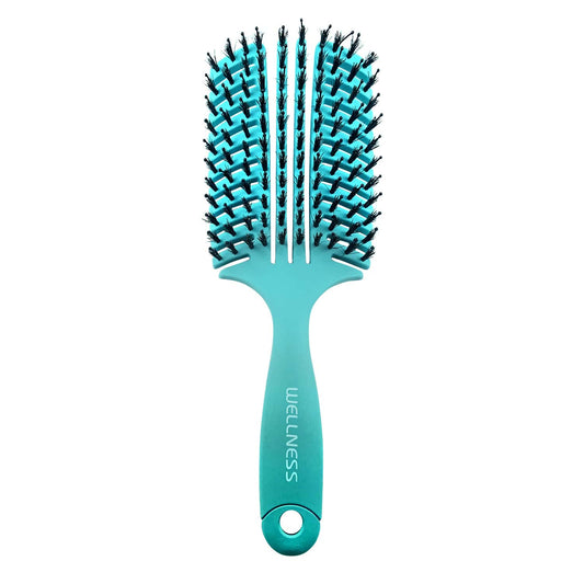 WELLNESS PREMIUM PRODUCTS flat blue hair brush - large